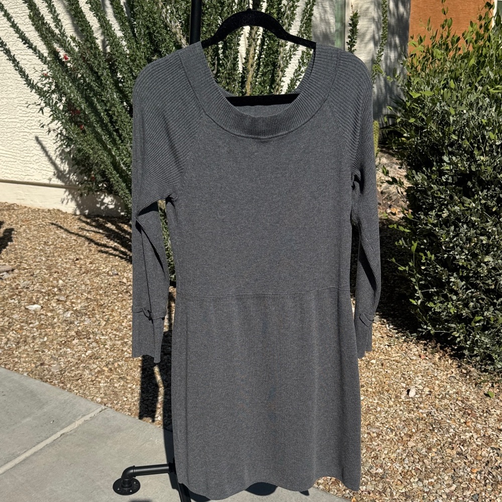EUC WHBM Gray Knit Dress